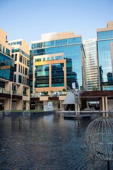 Bay Square area in Business Bay district in Dubai, UAE. Outdoors
