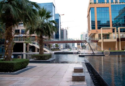 Bay Square area in Business Bay district in Dubai, UAE. Outdoors