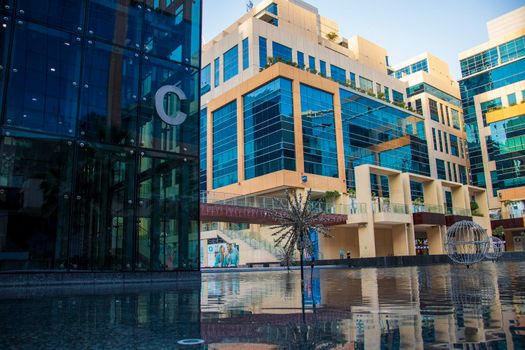 Bay Square area in Business Bay district in Dubai, UAE. Outdoors