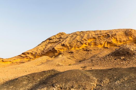 93 million years old rocks formations known as Jebels in Buhais area of Sharjah emirate,