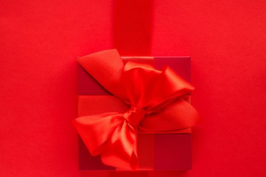 Romantic celebration, lifestyle and birthday present concept - Luxury holiday gifts on red