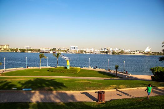 Smart palm installation in the creek park, Dubai