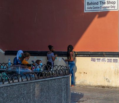 Dubai, UAE - 08.03.2021 - Old town district of the city known as Deira.