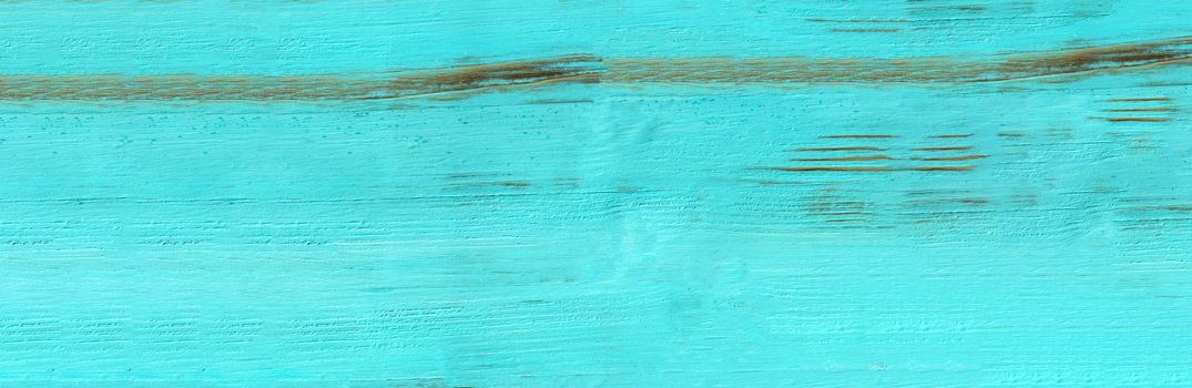 Vintage blue wood background texture. Old painted wood. Blue abstract background, banner