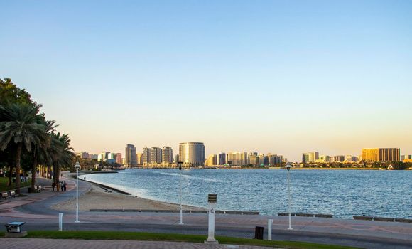 One of the public parks of Dubai.