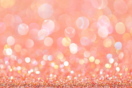 sparkles of rose glitter abstract background. Copy space.