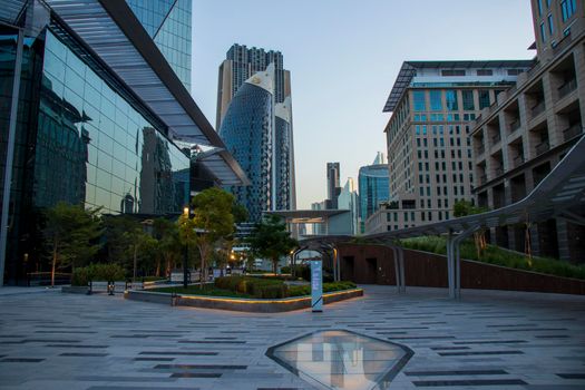 Dubai International Financial center, UAE. Outdoors