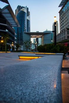 Dubai International Financial center, UAE. Outdoors