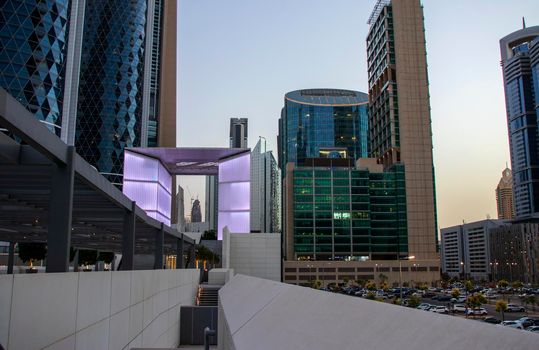 Dubai International Financial center, UAE. Outdoors