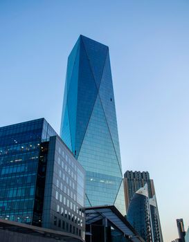 ICD brookfield place tower in Dubai International Financial center, UAE. Outdoors