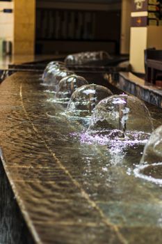 Shot of an Indoor water feature