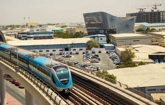 New Roads and Transport authority building in Dubai, UAE. Outdoors