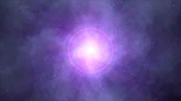 cosmos star ray light space particle nebula, illustration render