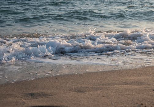 wave splash sea beach macro, close up