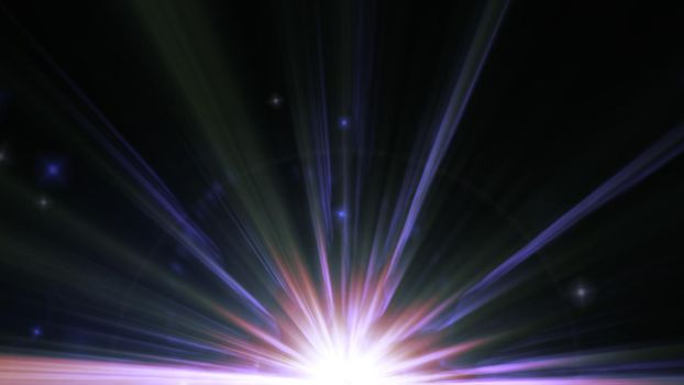 abstract of digital lens flare background illustration