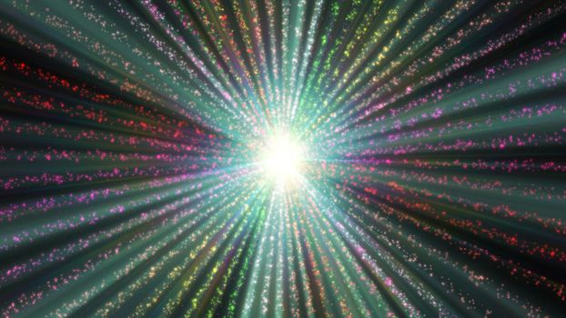 particle laser light color ray illustration render