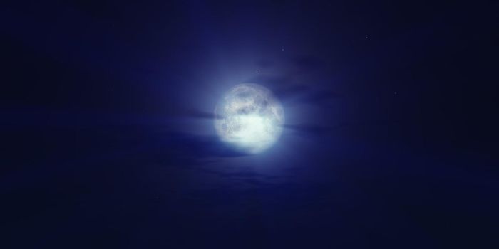 full moon at night night sky, illustration 3d render