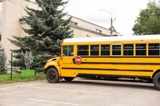 school bus, transport, outside, schoolbus.