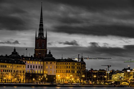 Gumlastan Old Town and Germany Church (Stockholm). Shooting Location: Sweden, Stockholm