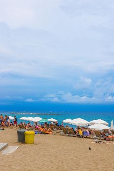 Barceloneta Beach (Spain Barcelona). Shooting Location: Spain, Barcelona