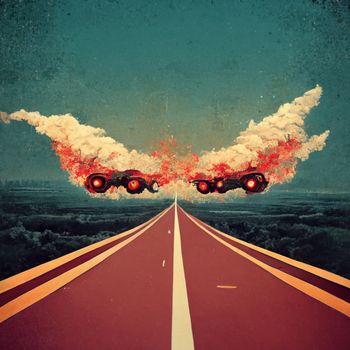 Highway to hell with flying the cars