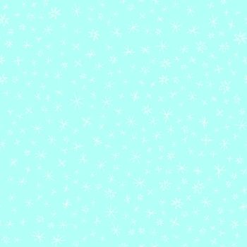 Hand Drawn Snowflakes Christmas Seamless Pattern. Subtle Flying Snow Flakes on chalk snowflakes Background. Awesome chalk handdrawn snow overlay. Trending holiday season decoration.