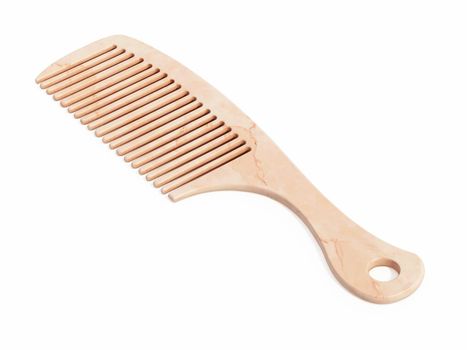 Women's comb isolated on white background. 3D illustration.