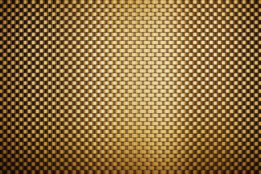 Carbon Fiber texture background. Golden background. 3d rendering