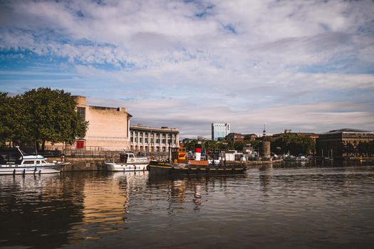 Harbourside in Bristol, United Kingdom. High quality photo