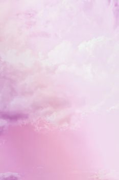 Magical dream, nature backdrop and spiritual holiday concept - Dreamy surreal sky as abstract art, fantasy pastel colours background for modern design