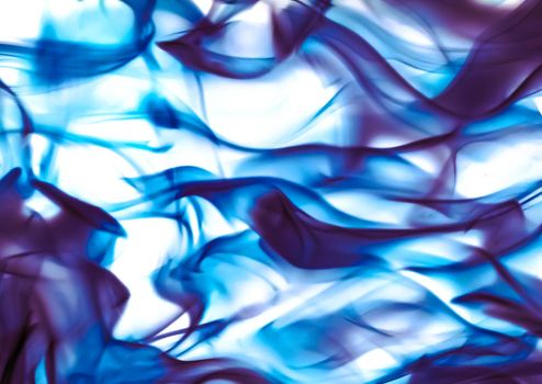 Technology, science and artistic flow concept - Abstract wave background, blue element for design