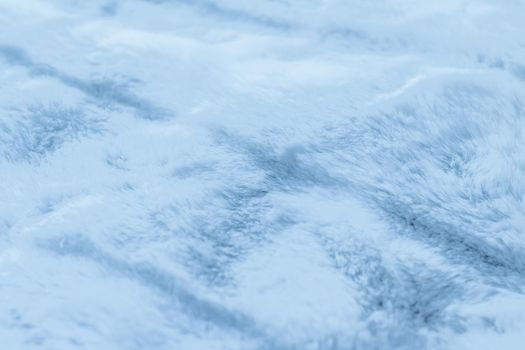 Fashion design, warm winter clothing and vintage material concept - Luxury blue fur coat texture background, artificial fabric detail