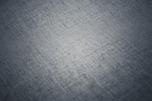 Textile material, natural surface and vintage decor texture concept - Decorative gray linen fabric textured background for interior, furniture design and art canvas backdrop