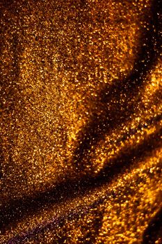 Luxe glowing texture, night club branding and New Years party concept - Bronze holiday sparkling glitter abstract background, luxury shiny fabric material for glamour design and festive invitation