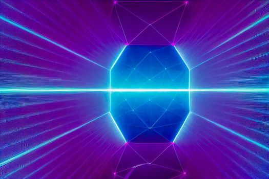 Abstract background on future cyber digital security network technology 