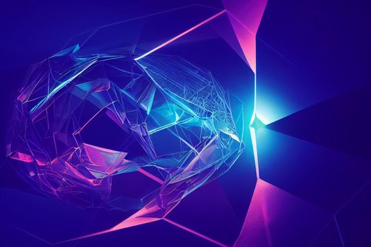 Abstract background on future cyber digital security network technology 
