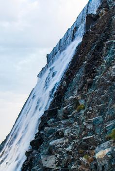 Sharjah amphitheatre waterfall, Khor Fakkan area.