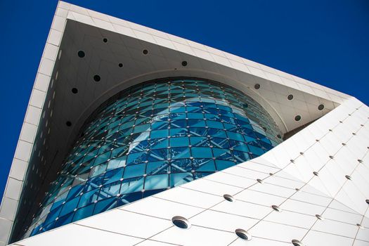 View of a indoor tropical park called Green Planet in Dubai. UAE. Outdoors