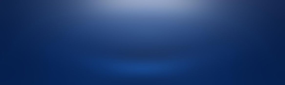 Abstract Luxury gradient Blue background. Smooth Dark blue with Black vignette Studio Banner