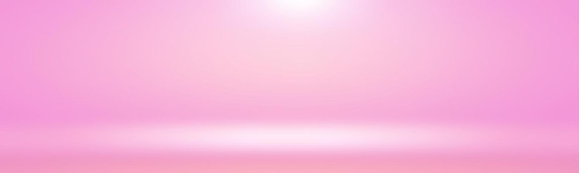 Abstract empty smooth light pink studio room background, Use as montage for product display,banner,template