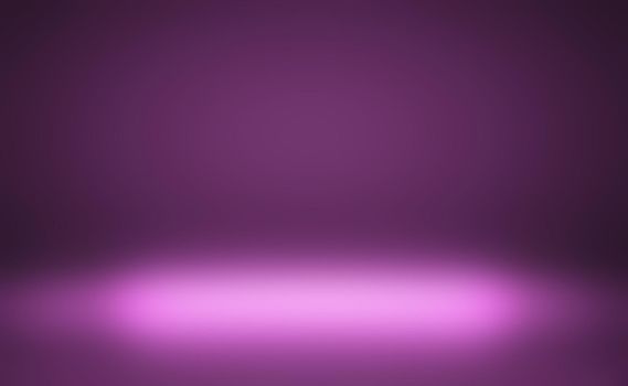 Studio Background Concept - abstract empty light gradient purple studio room background for product. Plain Studio background