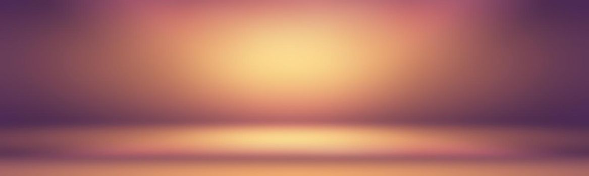 A soft vintage gradient blur background with a pastel colored well use as studio room, product presentation and banner.