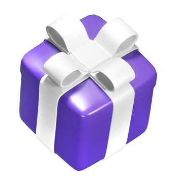 Realistic 3D Gift Box Cutout