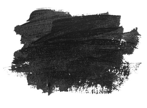 Black Brush Stroke isolated on white background