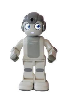 The robot is isolated on a white background.