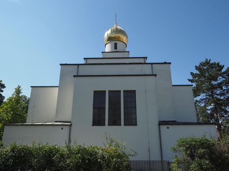 Pravoslavny chram sv Vaclava translation Orthodox Church of St Wenceslas in Brno, Czech Republic