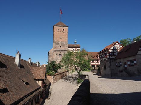 Nuernberger Burg imperial castle in Nuernberg, Germany