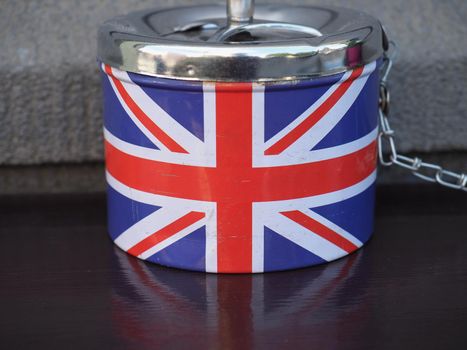 union jack ashtray with flag of the united kingdom