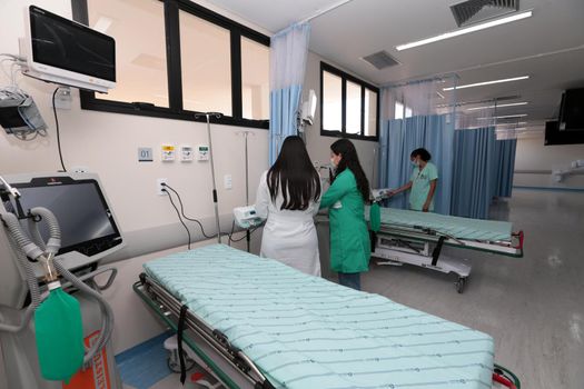 irece, bahia, brazil - september 13, 2022: view of a public hospital for cancer treatment in the city of Irece
