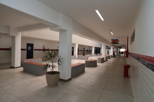 santana, bahia, brazil - september 13, 2022: full-time state public school in the city of Santana.